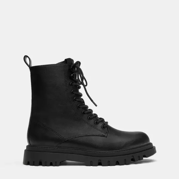 Botas acordonadas forradas