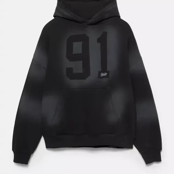 Sudadera capucha negra STWD 91